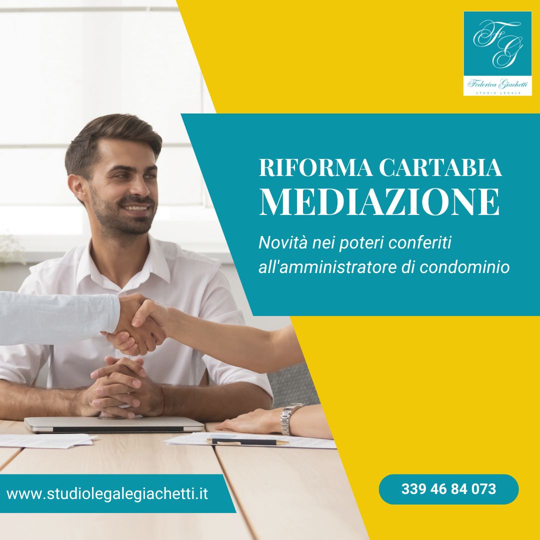 Riforma Cartabia - Mediazione